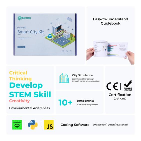 micro:bit Smart City Kit (Senza micro:bit board)(Spese di trasporto Es ...