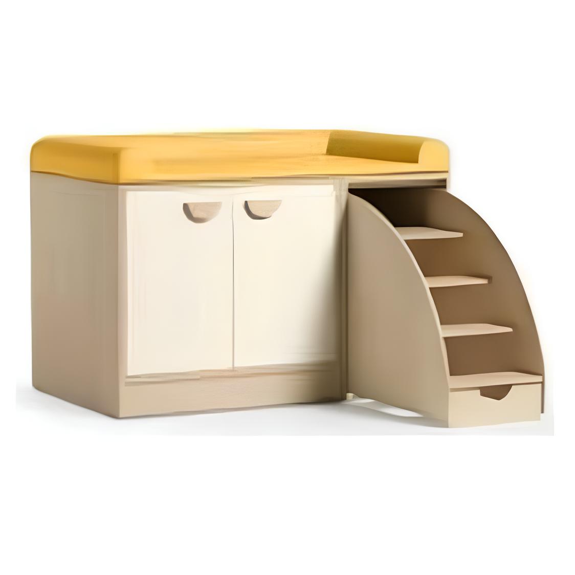 Bella Gonna Di Jeans Con Balze E Bottoni - Blu Ghiaccio Denim - Foto 3